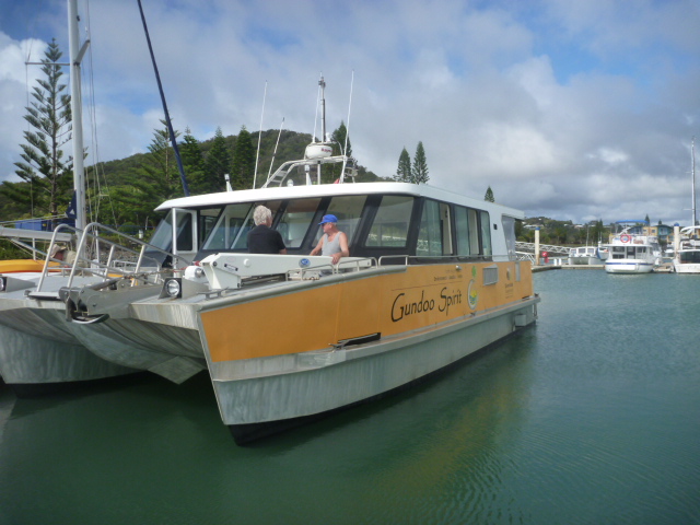 'Gundoo Spirit', the centre's purpose built boat